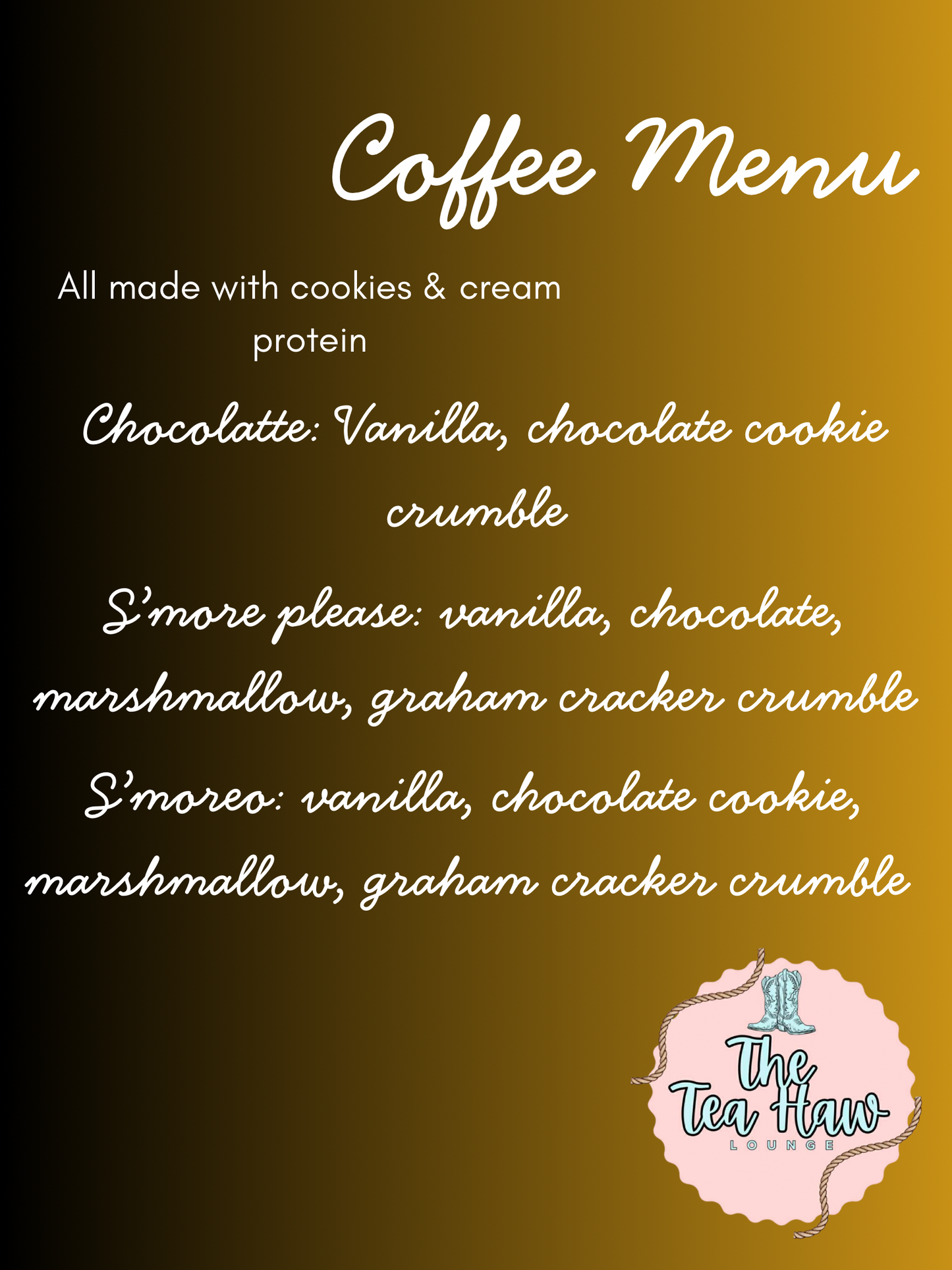 Coffee Menu